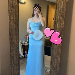 Elegant Light Blue Gown